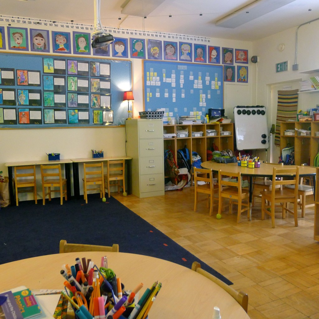 First Grade classroom