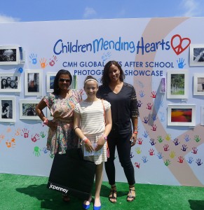 With my daughter and Porcha. Supporting charity to raise money to send low-income kids to summer camp